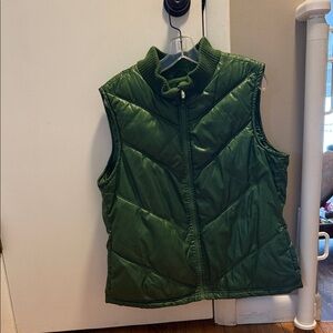 Green Quilted Puffer Vest